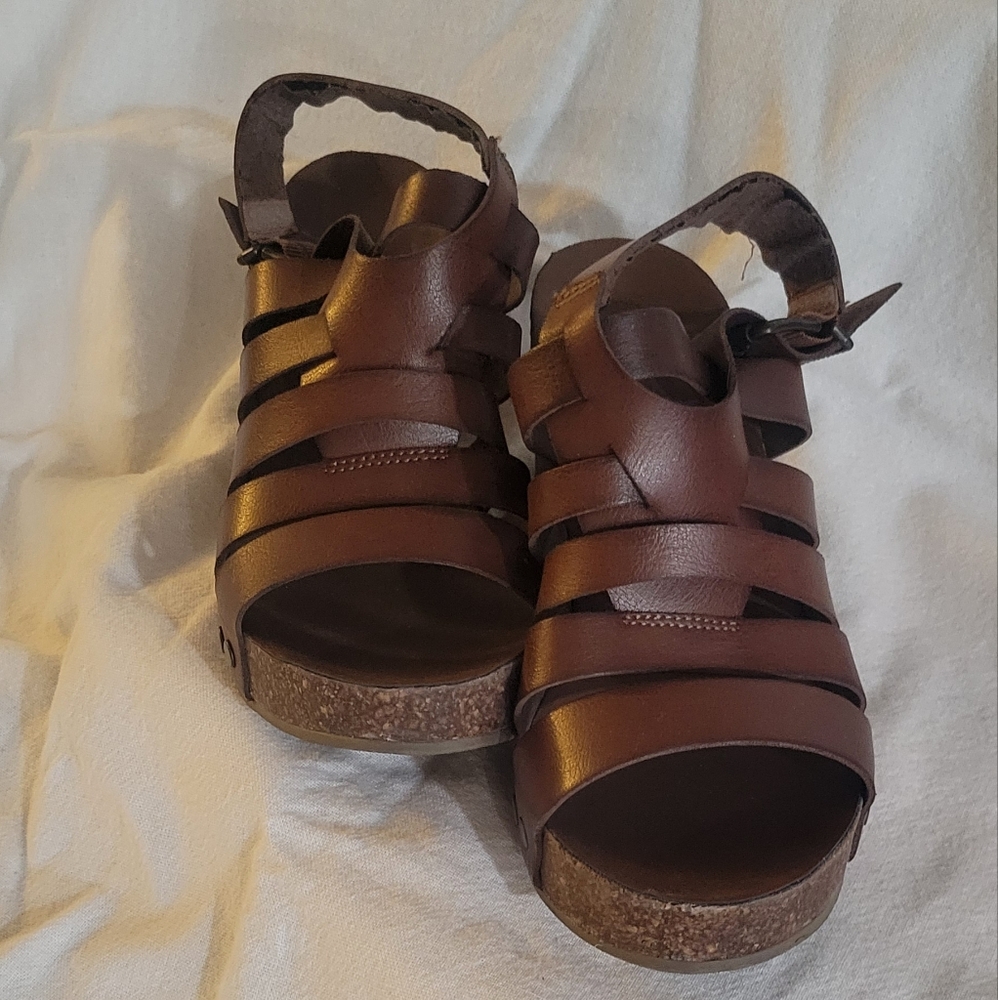 Blowfish Brown Strappy Sandals